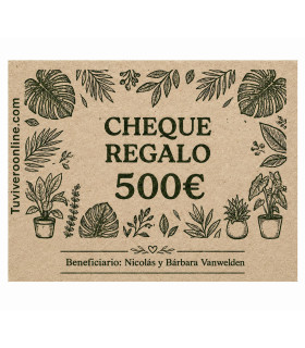 Cheque regalo plantas 500€